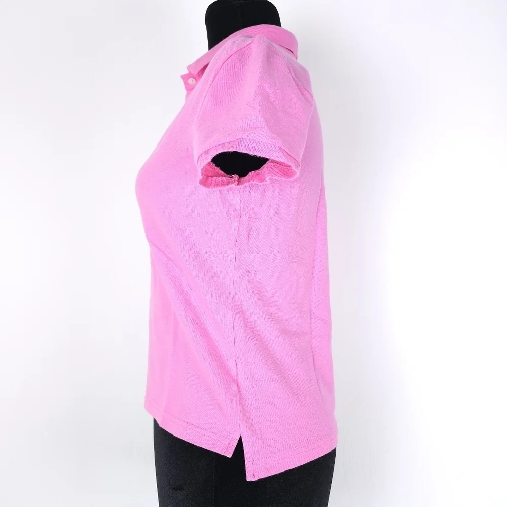 J. Crew Vintage Y2K 05 Pink Polo Baby Tee